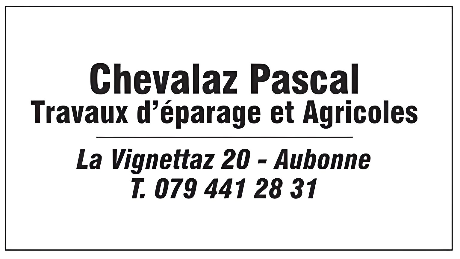 Chevalaz Pascal