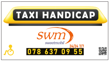 Sweetmobil à mobilité réduite</br>Taxi Handicap